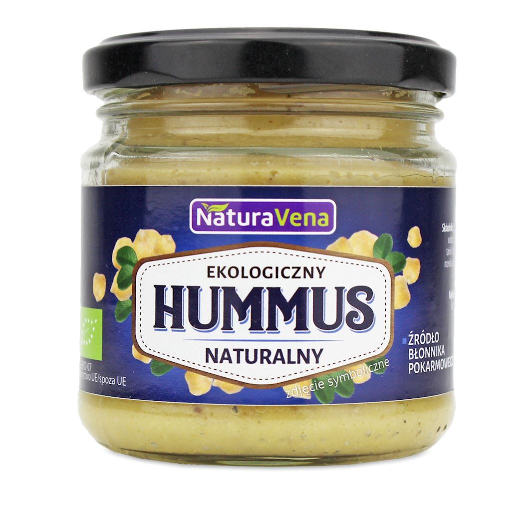 HUMMUS NATURALNY BIO 185 g – NATURAVENA