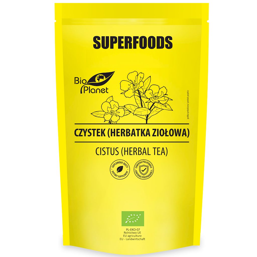 CZYSTEK (HERBATKA ZIOŁOWA) BIO 70 g – BIO PLANET SUPERFOODS