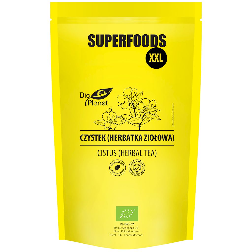 CZYSTEK (HERBATKA ZIOŁOWA) BIO 150 g – BIO PLANET SUPERFOODS