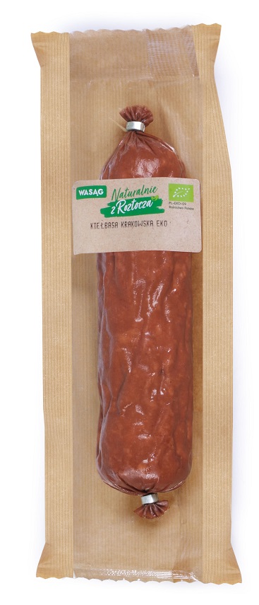 KIEŁBASA KRAKOWSKA BIO 350 g – WASĄG (Z PÓŁKI)