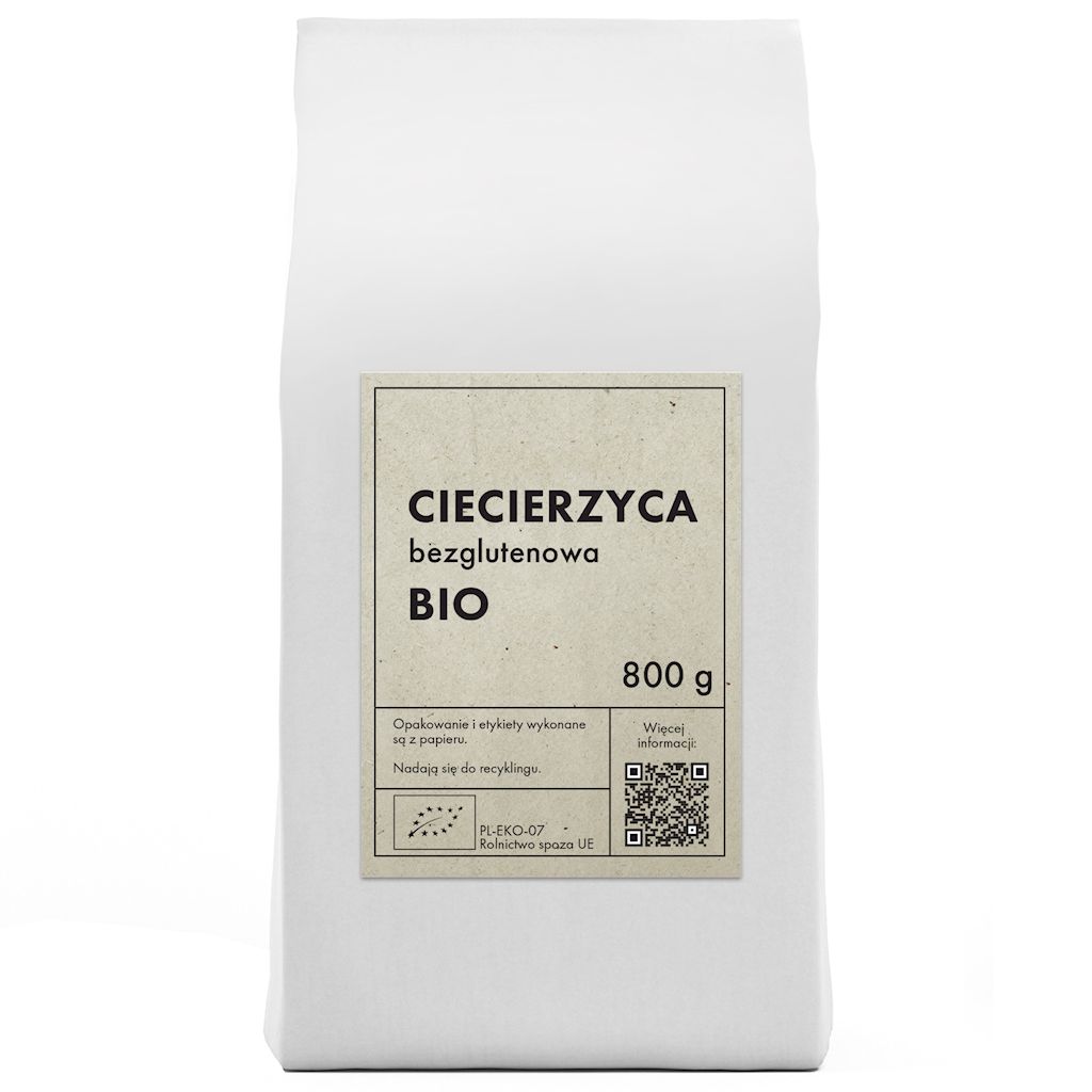 CIECIERZYCA BEZGLUTENOWA BIO 800 g – THE PLANET