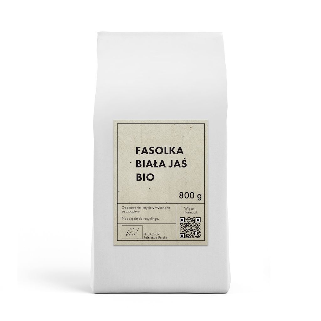 FASOLKA BIAŁA JAŚ BIO 800 g – THE PLANET
