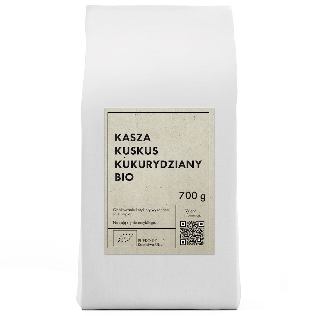 KASZA KUSKUS KUKURYDZIANY BIO 700 g – THE PLANET