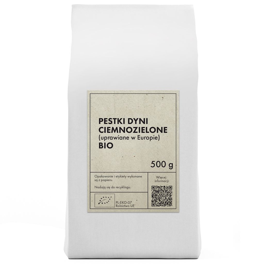 PESTKI DYNI CIEMNOZIELONE (UPRAWIANE W EUROPIE) BIO 500 g – THE PLANET