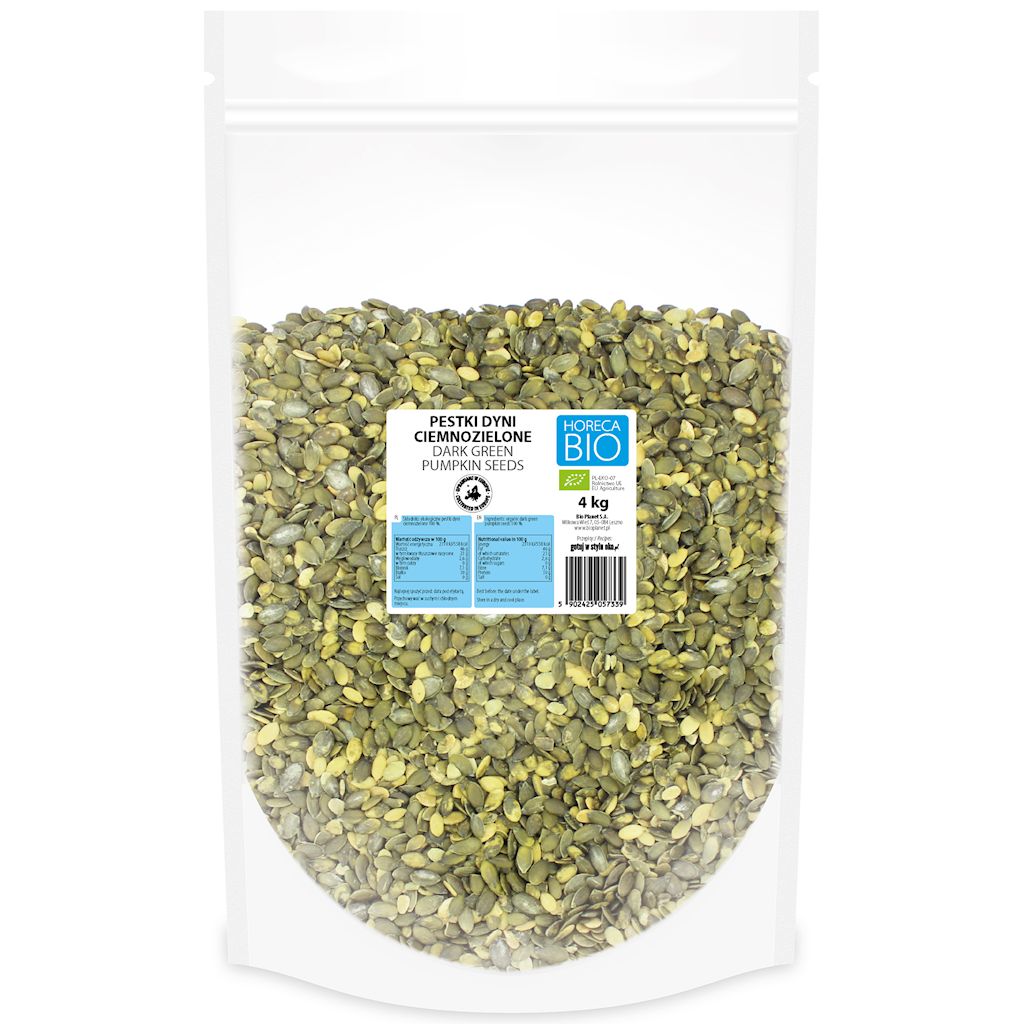 PESTKI DYNI CIEMNOZIELONE (UPRAWIANE W EUROPIE) BIO 4 kg – HORECA (BIO PLANET)