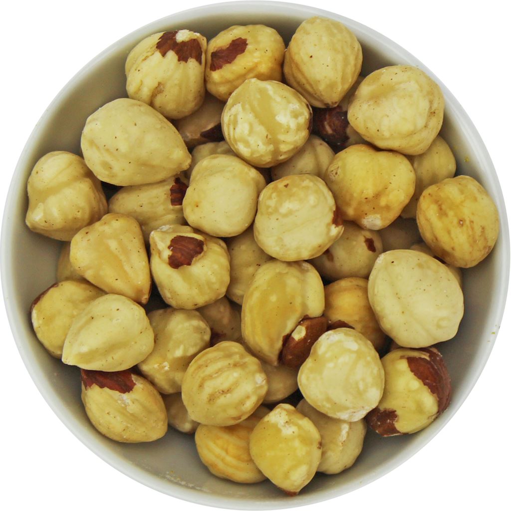 ORZECHY LASKOWE BLANSZOWANE PRAŻONE BIO (SUROWIEC) (25 kg)