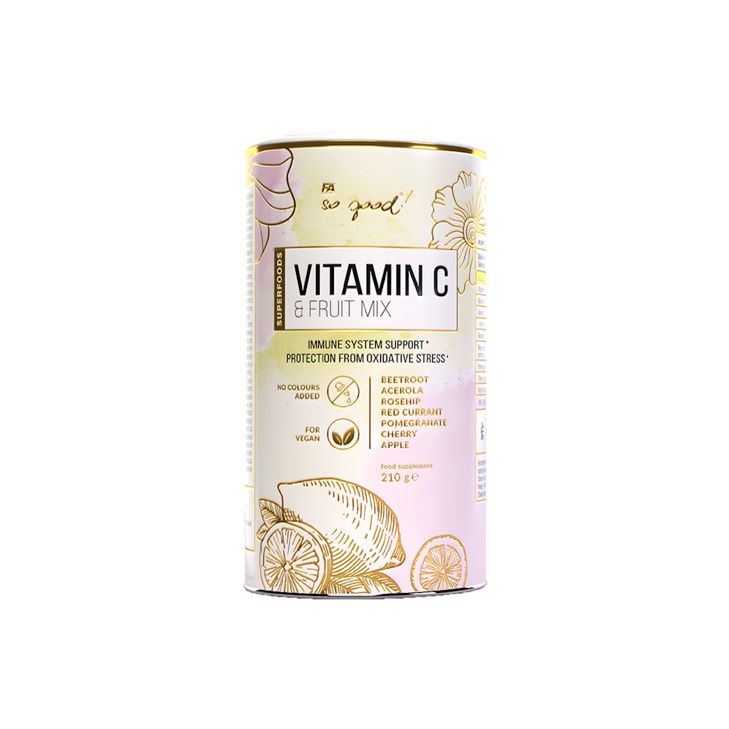 WITAMINA C FRUIT MIX W PROSZKU 210 g – SO GOOD!