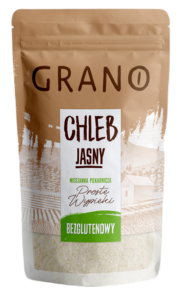 MIESZANKA DO WYPIEKU CHLEBA JASNEGO BEZGLUTENOWA 500 g - GRANO