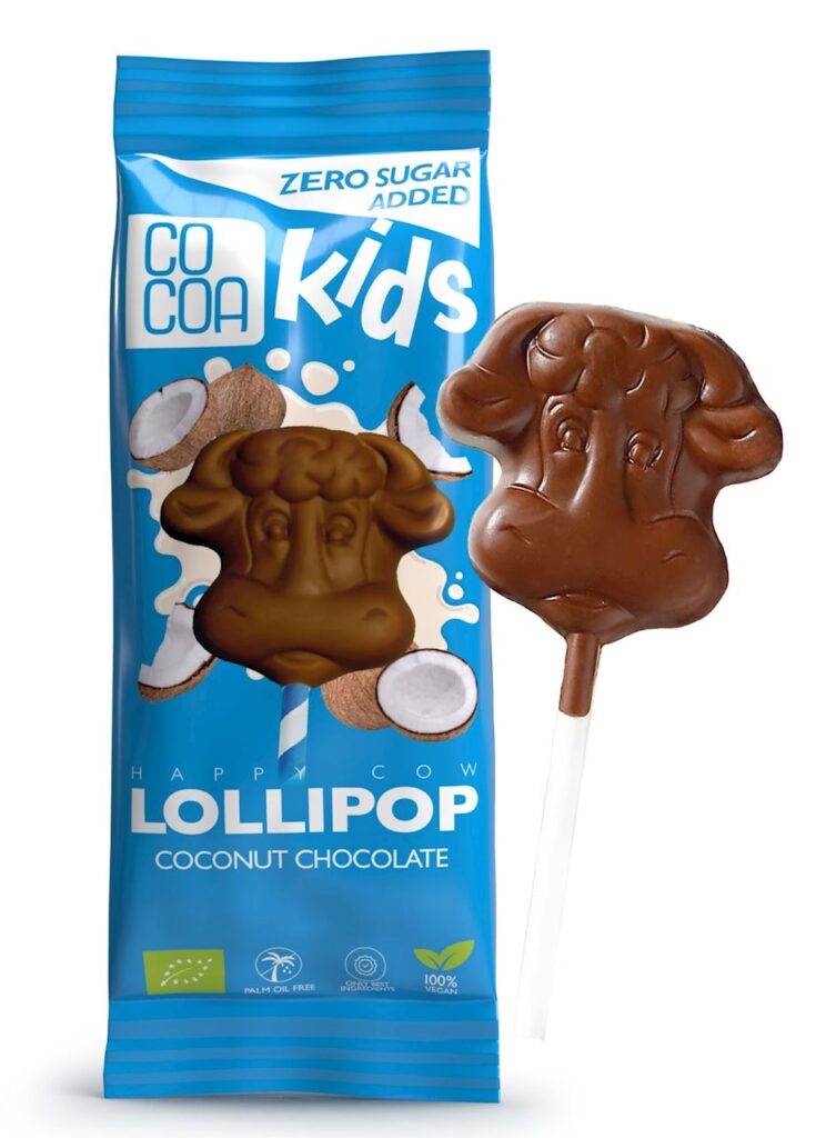 LIZAK Z CZEKOLADY KOKOSOWEJ BEZ DODATKU CUKRÓW BIO 15 g – COCOA