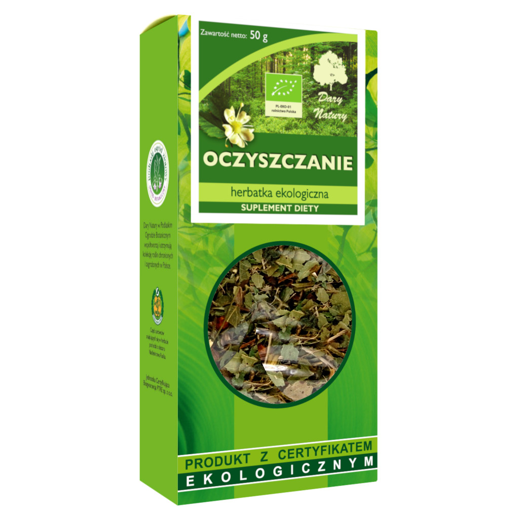 HERBATKA OCZYSZCZENIE BIO 50 g – DARY NATURY