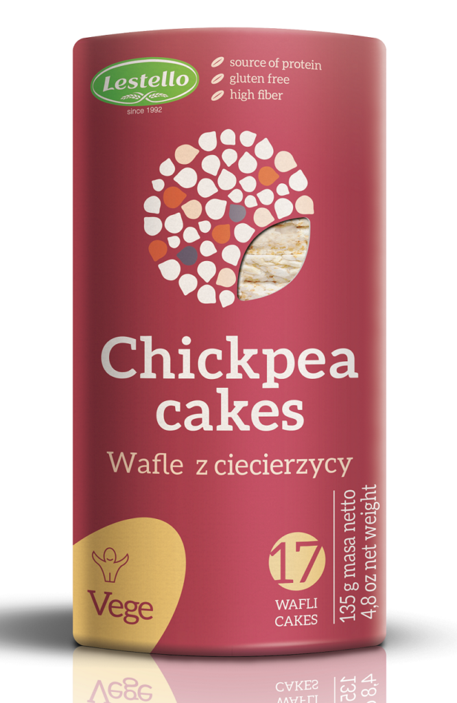 WAFLE Z CIECIERZYCY BEZGLUTENOWE 135 g – LESTELLO