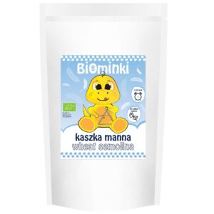 KASZKA MANNA BEZ DODATKU CUKRÓW BIO 200 g - BIOMINKI