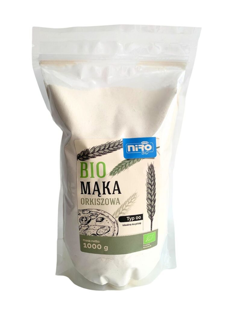 MĄKA ORKISZOWA TYP 00 NA PIZZĘ BIO 1 kg – NIRO