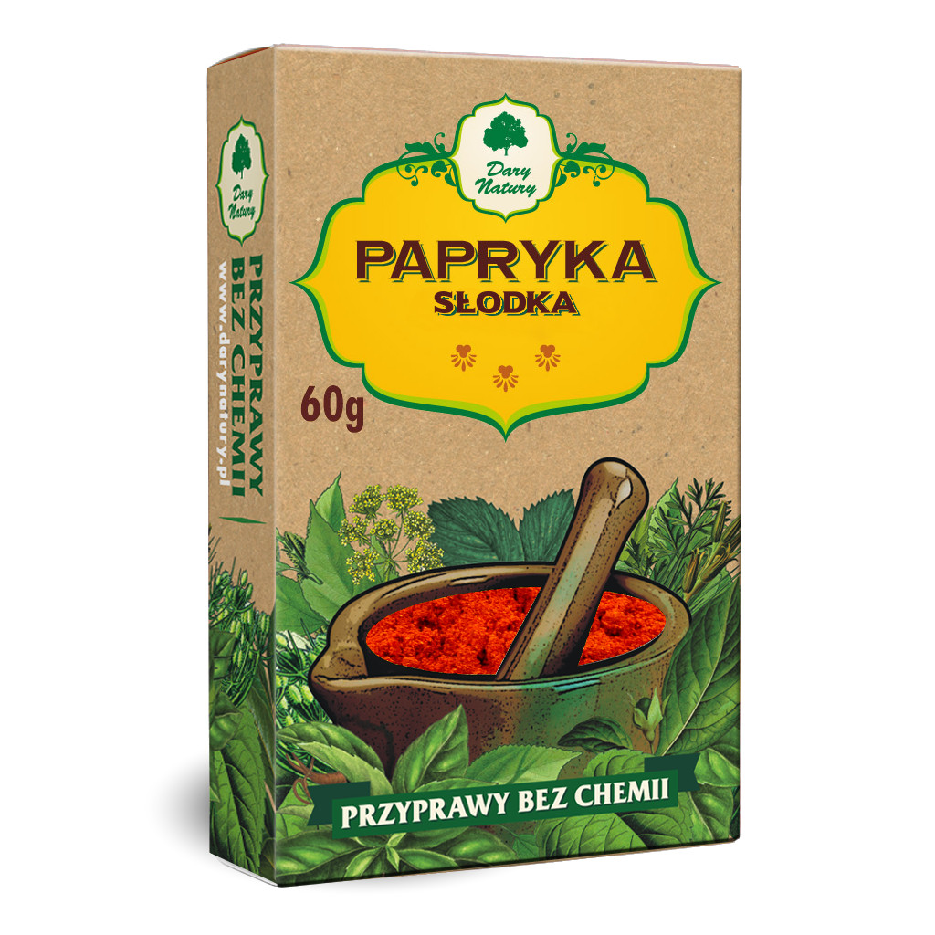 PAPRYKA SŁODKA MIELONA 60 g – DARY NATURY