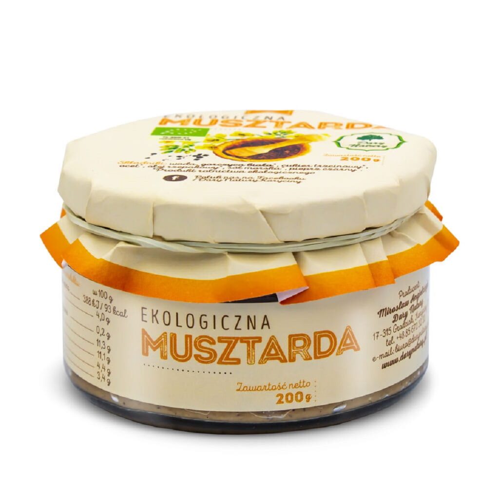MUSZTARDA BIO 200 g – DARY NATURY
