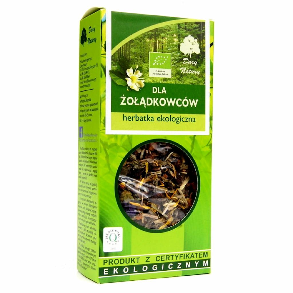 HERBATKA DLA ŻOŁĄDKOWCÓW BIO 50 g – DARY NATURY