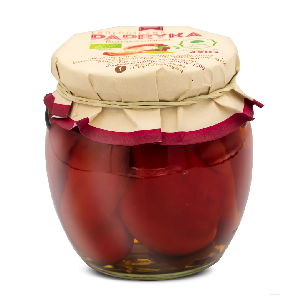 PAPRYKA KONSERWOWA BIO 490 g (230 g) – DARY NATURY