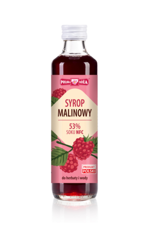 SYROP MALINOWY 250 ml - POLSKA RÓŻA
