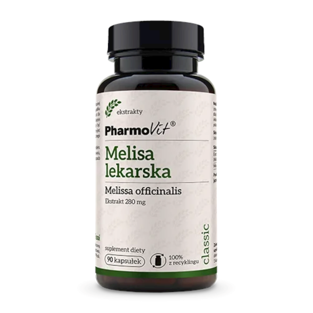 MELISA LEKARSKA EKSTRAKT (280 mg) BEZGLUTENOWA 90 KAPSUŁEK – PHARMOVIT (CLASSIC)
