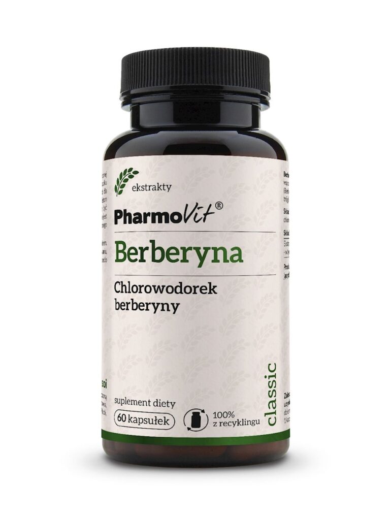 BERBERYNA (388 mg) BEZGLUTENOWA 60 KAPSUŁEK – PHARMOVIT (CLASSIC)