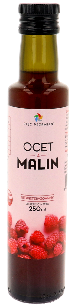 OCET MALINOWY BEZGLUTENOWY 250 ml – PIĘĆ PRZEMIAN