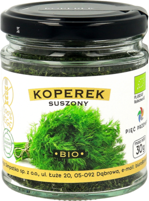 KOPEREK SUSZONY BEZGLUTENOWY BIO 30 g - PIĘĆ PRZEMIAN