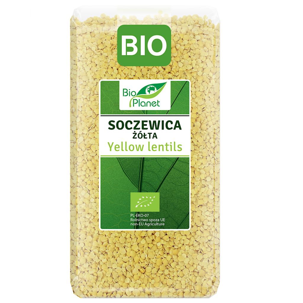 SOCZEWICA ŻÓŁTA BIO 500 g – BIO PLANET
