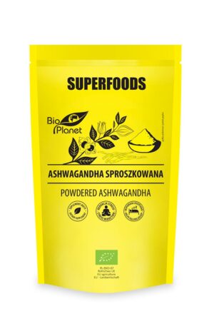 ASHWAGANDHA SPROSZKOWANA BIO 150 g - BIO PLANET SUPERFOODS