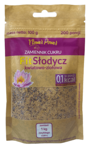 FIT SŁODYCZ KWIATOWO - ZIOŁOWA 100 g - FLOWER POWER