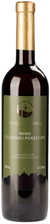 WINO CZARNA PORZECZKA SŁODKIE BIO 0,75 L - POTĘGA TRADYCJI
