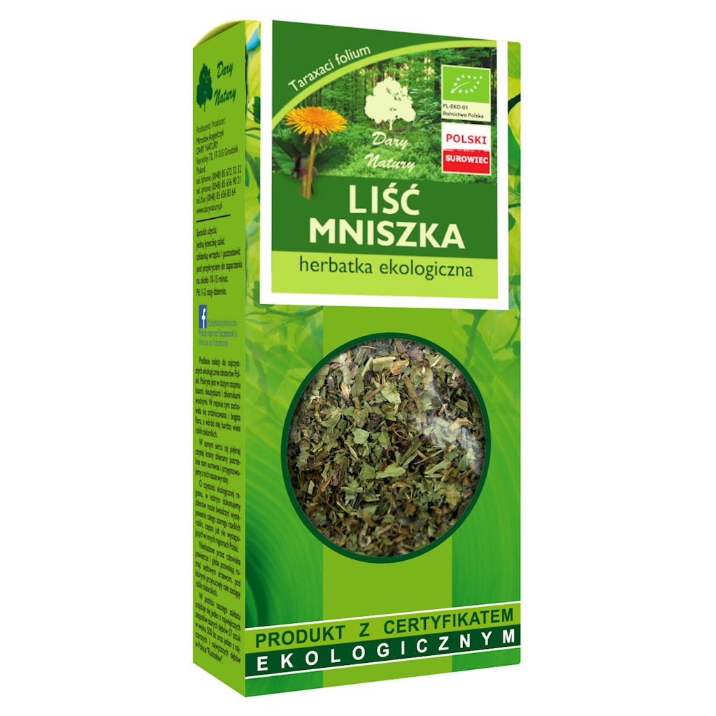 HERBATKA LIŚĆ MNISZKA BIO 25 g – DARY NATURY
