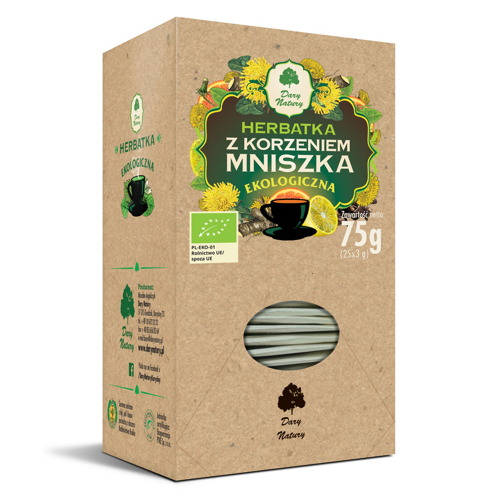 HERBATKA Z KORZENIEM MNISZKA BIO (25 x 3 g) 75 g – DARY NATURY