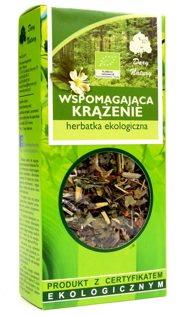 HERBATKA WSPOMAGAJĄCA KRĄŻENIE BIO 50 g – DARY NATURY