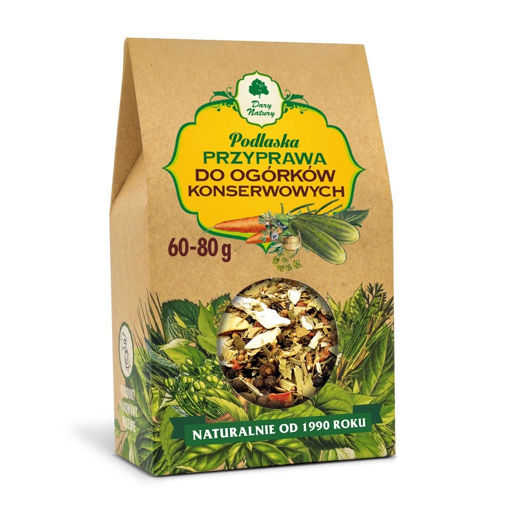 PRZYPRAWA DO OGÓRKÓW KONSERWOWYCH 100 g – DARY NATURY (PRODUKT SEZONOWY)