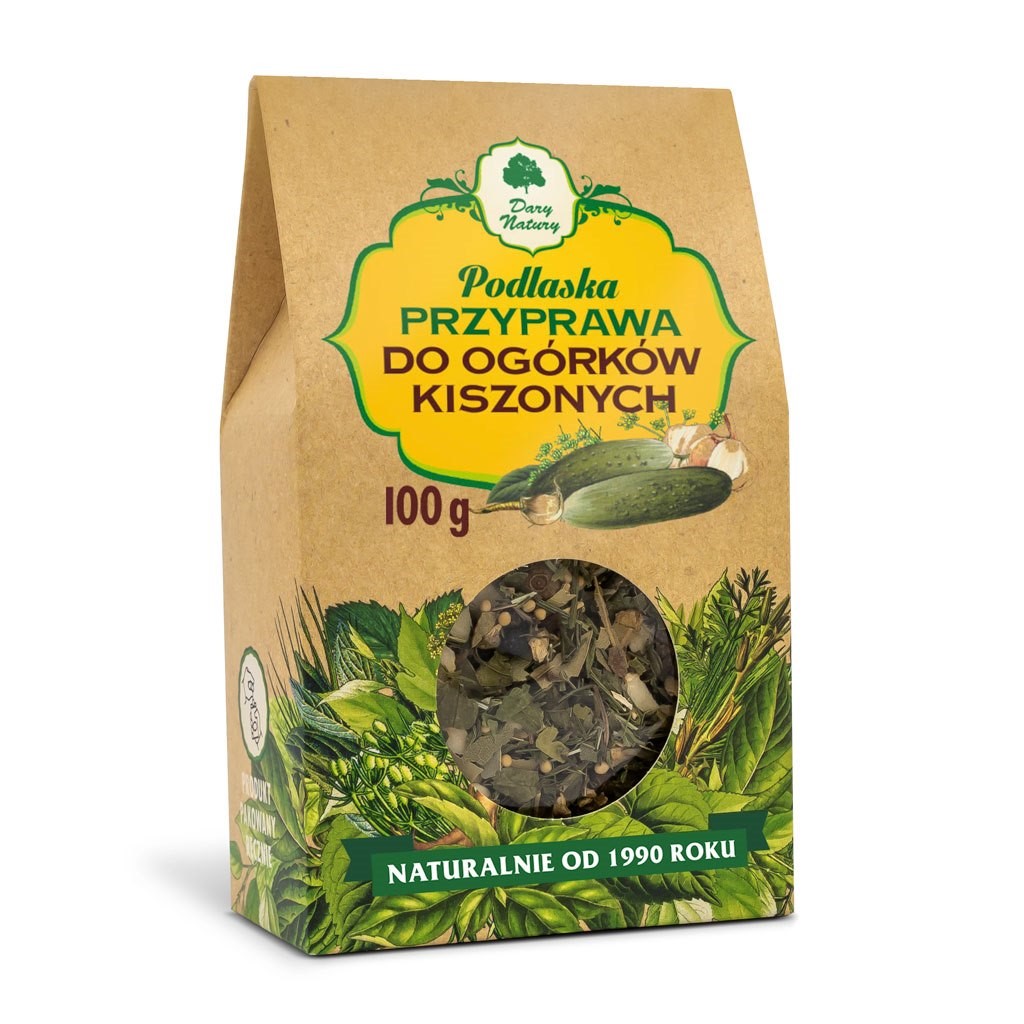 PRZYPRAWA DO OGÓRKÓW KISZONYCH 100 g – DARY NATURY (PRODUKT SEZONOWY)
