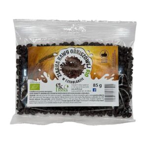 ZIARNA KAWY ORKISZOWEJ W CZEKOLADZIE BIO 85 g - EKOFLORKA
