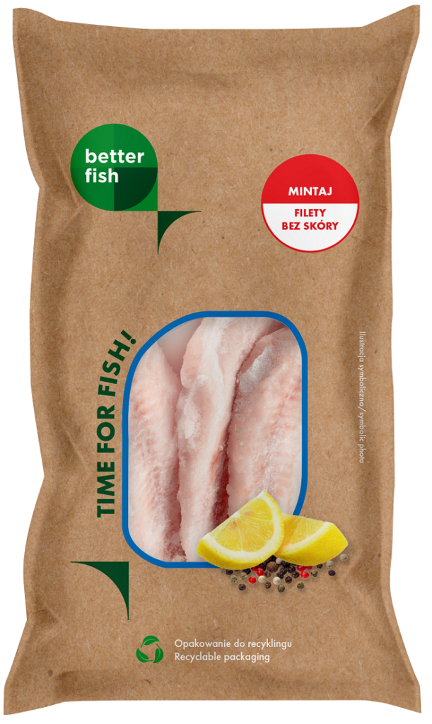 MINTAJ FILET BEZ SKÓRY MROŻONY 450 g – BETTER FISH