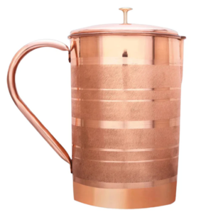 DZBANEK MIEDZIANY STRIPE 1,25 L - SATTVA (AYURVEDA)