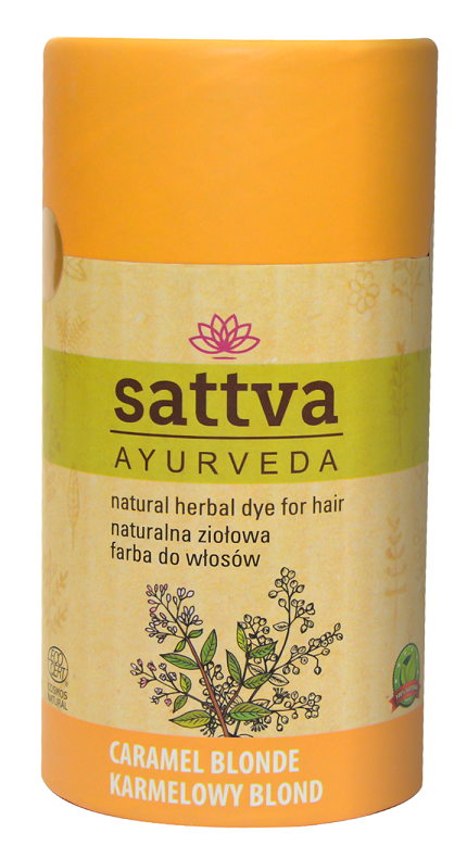 HENNA KARMELOWY BLOND ECO 150 g – SATTVA (AYURVEDA)