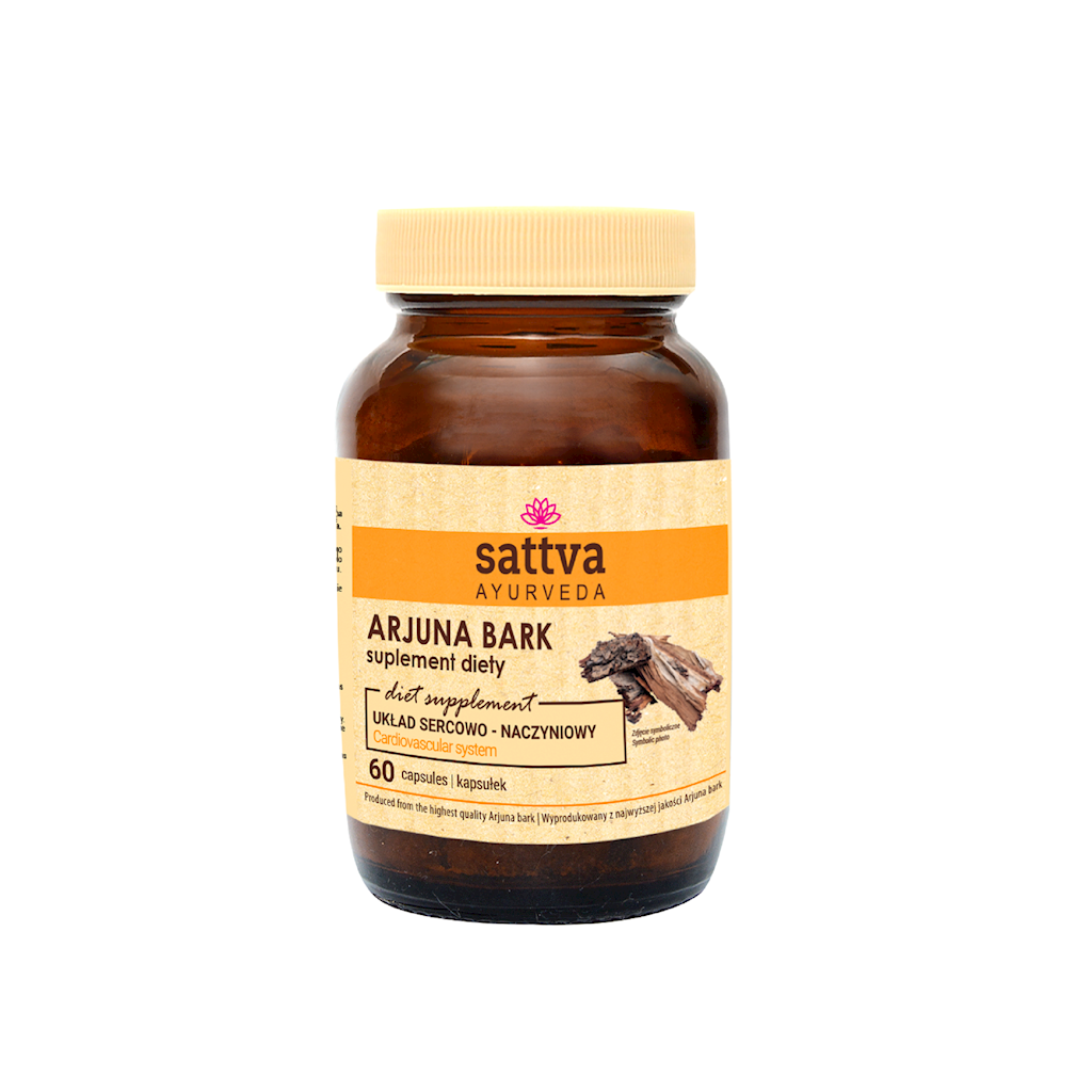 ARJUNA BARK EKSTRAKT (450 mg) 60 KAPSUŁEK – SATTVA (FOODS)