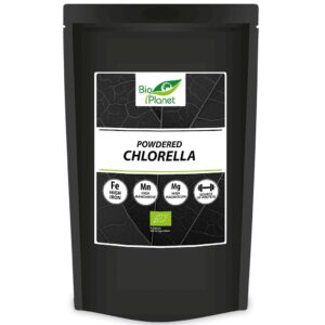 CHLORELLA SPROSZKOWANA BIO 500 g - BIO PLANET INTERNATIONAL