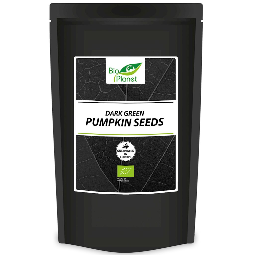 PESTKI DYNI CIEMNOZIELONE (UPRAWIANE W EUROPIE) BIO 700 g – BIO PLANET INTERNATIONAL