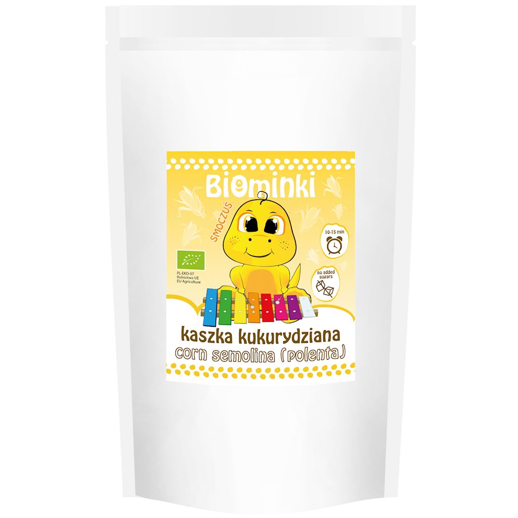 KASZKA KUKURYDZIANA BEZ DODATKU CUKRÓW BIO 200 g – BIOMINKI