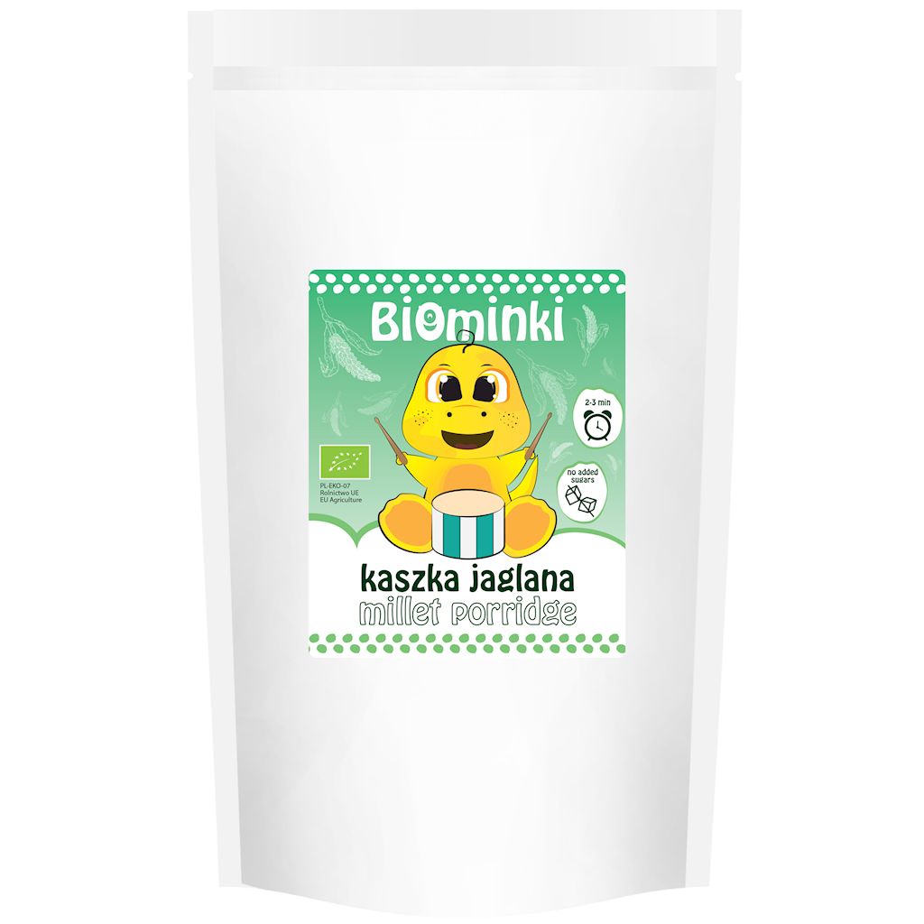 KASZKA JAGLANA BEZ DODATKU CUKRÓW BIO 500 g – BIOMINKI