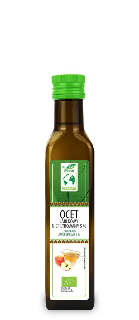 OCET JABŁKOWY 5 % NIEFILTROWANY BIO 250 ml – BIO PLANET