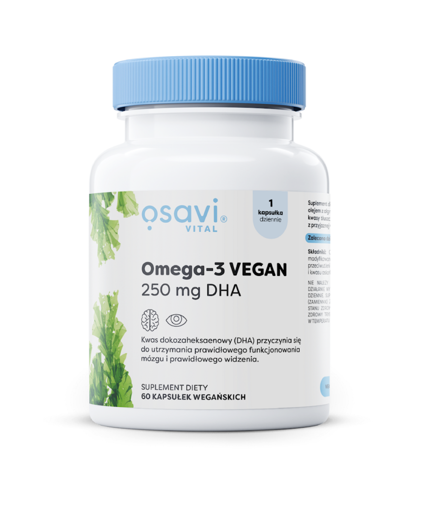OMEGA-3 VEGAN BEZGLUTENOWA 60 KAPSUŁEK – OSAVI