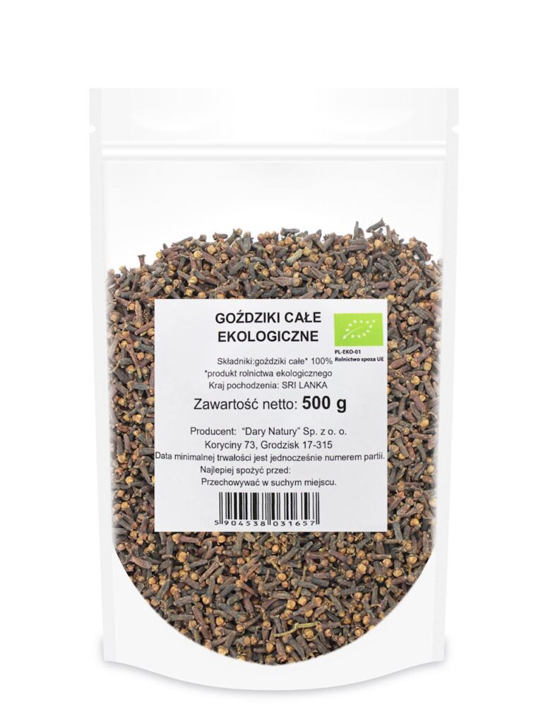 GOŹDZIKI CAŁE BIO 500 g – HORECA (DARY NATURY)
