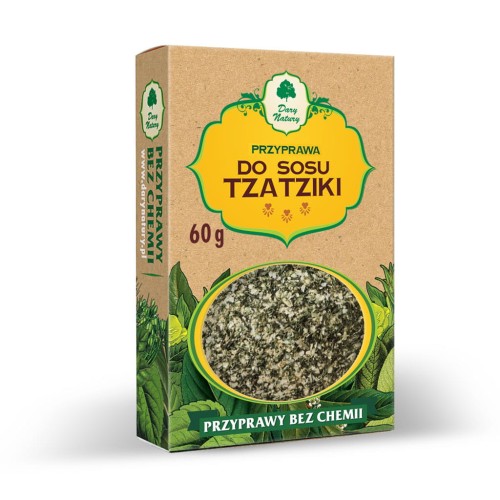 PRZYPRAWA DO SOSU TZATZIKI 60 g – DARY NATURY