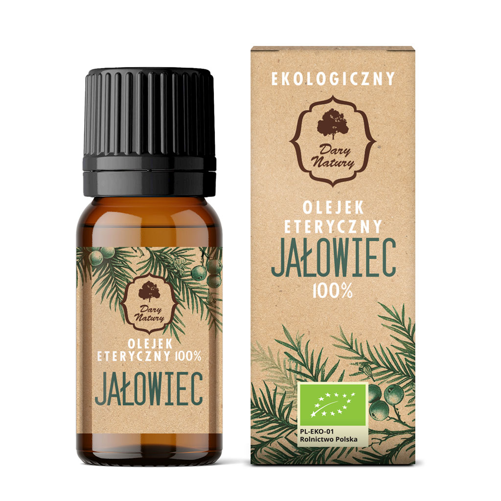 OLEJEK ETERYCZNY JAŁOWIEC BIO 10 ml – DARY NATURY