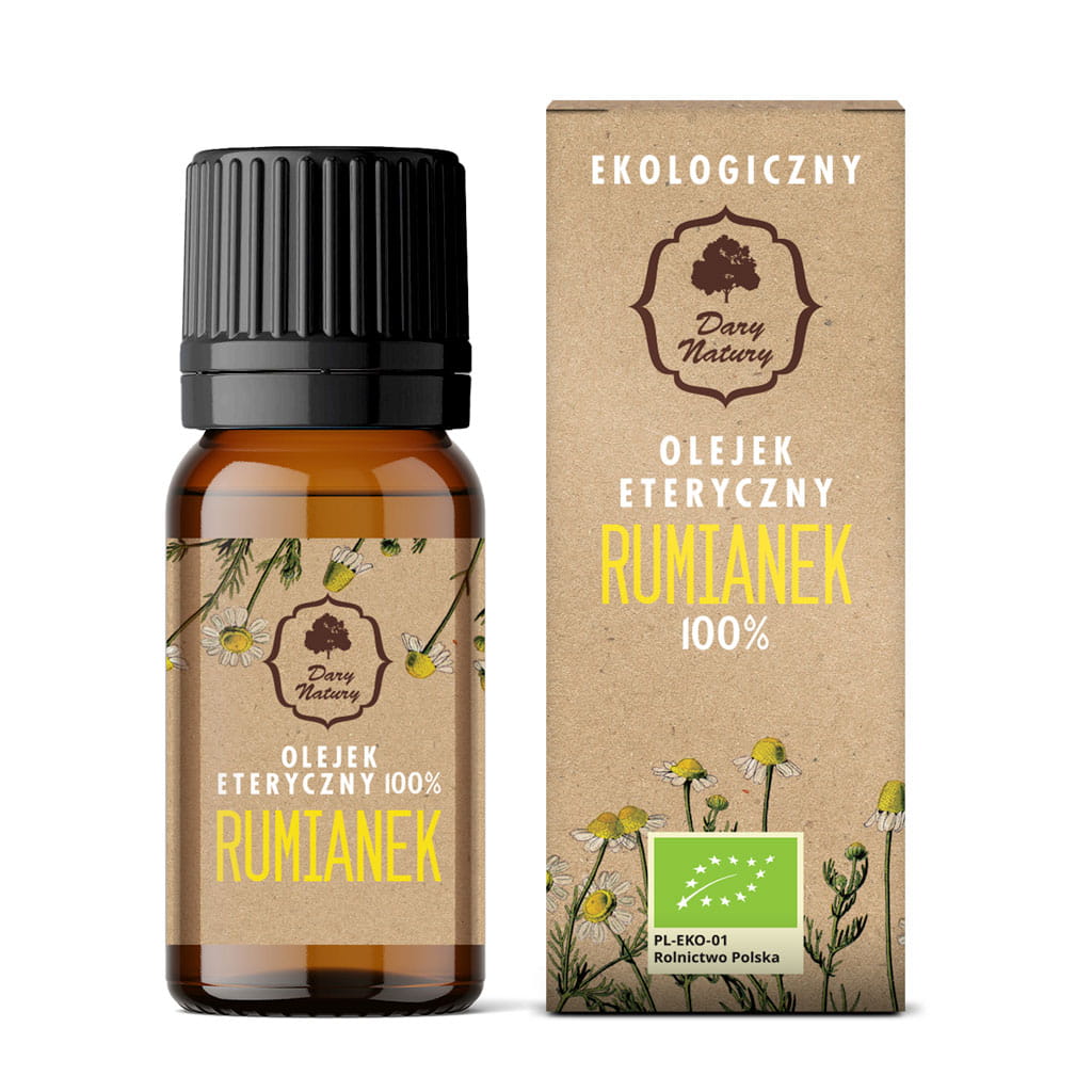 OLEJEK ETERYCZNY RUMIANEK BIO 10 ml – DARY NATURY